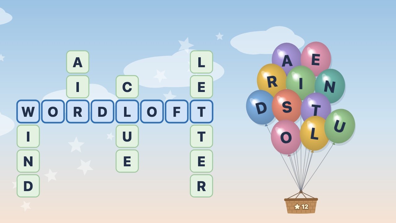 Image Wordloft: Balloon Crossword